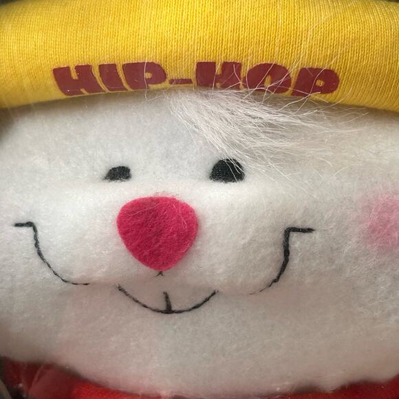 Mr. B The Rappin' Hip Hop Easter Bunny 14" NIB Coynes & Company Red Hoodie Toy - Picture 5 of 5